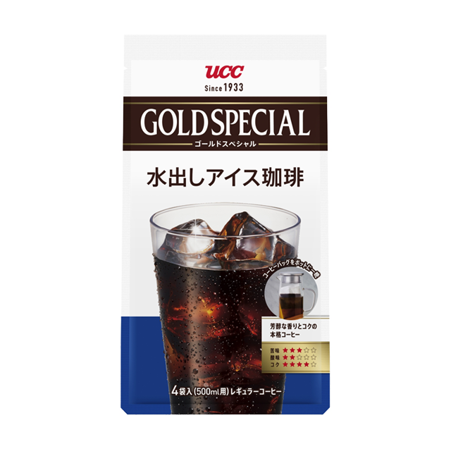 ゴールドスペシャル コーヒーバッグ 水出しアイス珈琲 35g×4袋